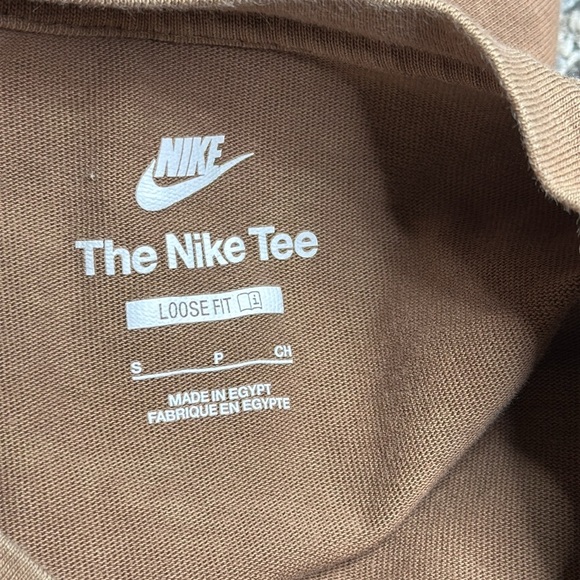 Nike Max90 Brown Loose Fit Stone Washed Crewneck Tshirt Size Small - Picture 7 of 9